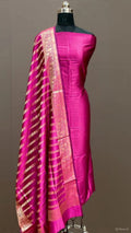 Magenta Katan Tapeta Silk 3 Piece Suit